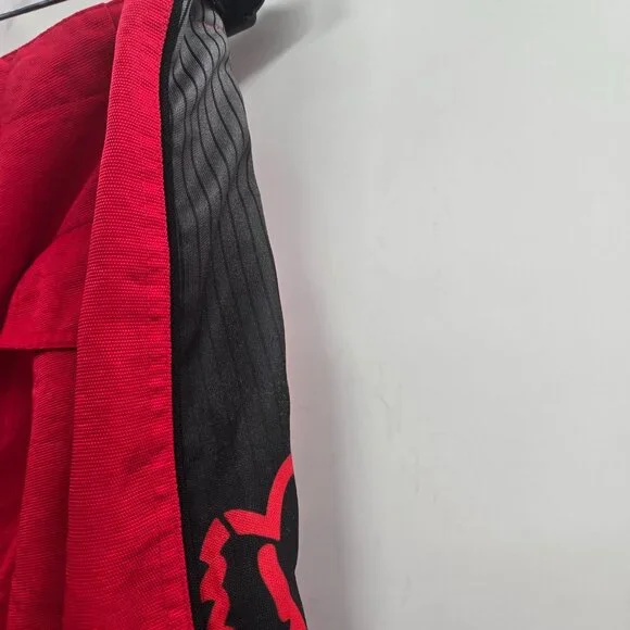 Vintage Fox Racing Red Sports Pants Size 34 Cargo Pockets - Picture 12 of 16